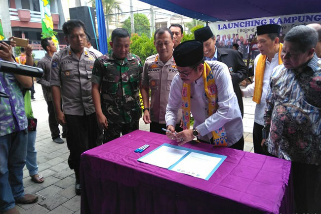 Launching Kampung Kerukunan di Rawa Buaya