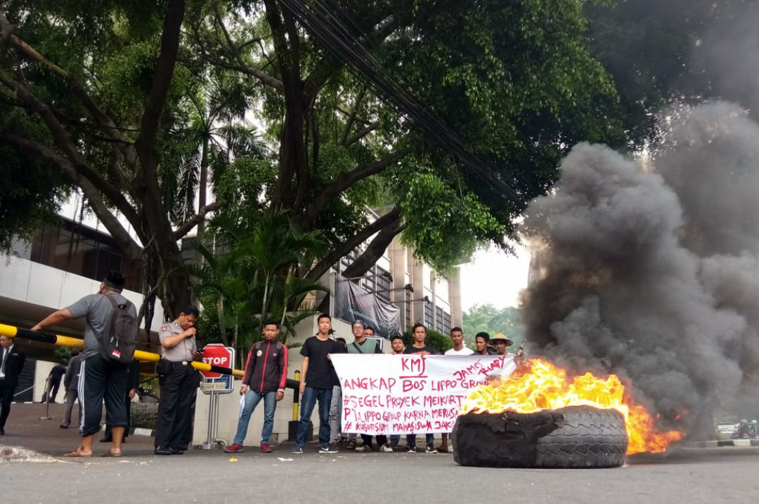 Konsorsium Mahasiswa Jakarta Desak KPK Usut Tuntaskan Kasus Meikarta