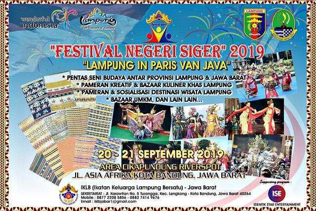 IKLB Jabar dan Pemprov Lampung Gelar Festival Negeri Siger di Bandung