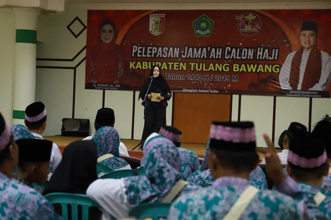 Bupati Tulangbawang Lepas 286 Orang Jamaah Haji Tahun 2019