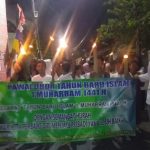 Peringati 1 Muharam, Warga Kayu Ramin Matraman Gelar Pawai Obor